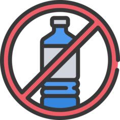No plastic bottles