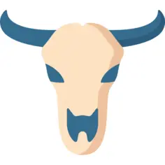 Cow skull