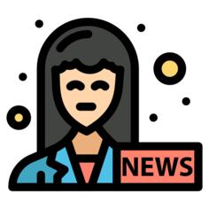 Female journalist