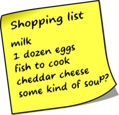 Shopping list