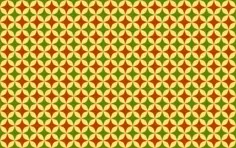 Background pattern with green and orange stars