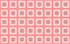 Background pattern with leaves and squares