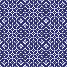 Seamless blue floral design