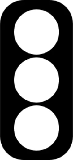 Traffic light silhouette