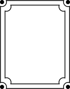 Double frame vector image