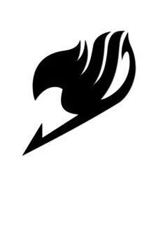 Fairy's tail silhouette
