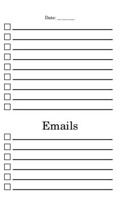 To do list vector image