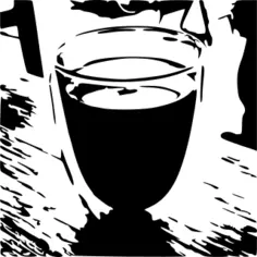 Simplified coffee illustration