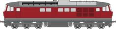 Red locomotive