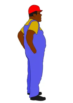 Engineer vector clip art