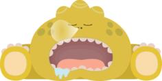 Sleepy monster