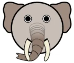 Elephant drawing image