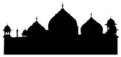 Mosque silhouette