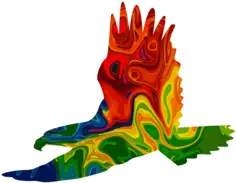 Colorful eagle image