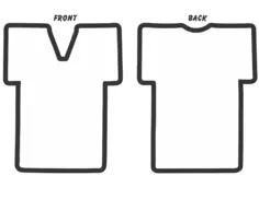 T-shirt outline