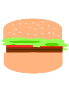 Simple hamburger