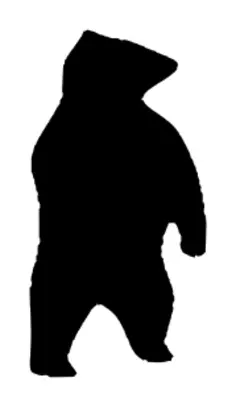 Bear silhouette