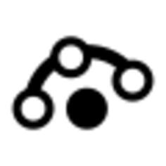 Simple black and white logo