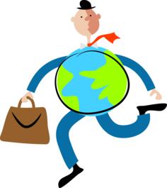 Globe man