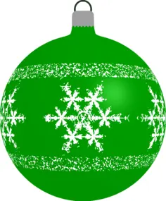 Green Christmas decoration