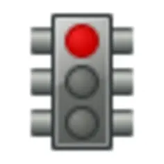 Red traffic light