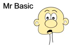 Mr Basic's head