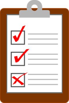 Clipboard with sheet
