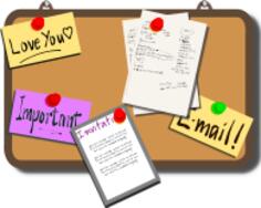 Bulletin board