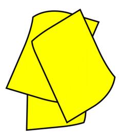 Yellow post-it notes