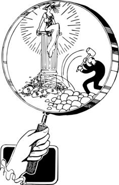 Magnifying glass couple