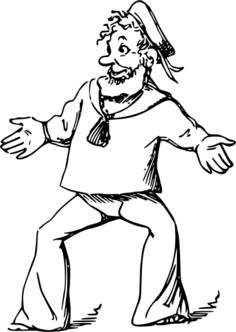 Cheerful sailor