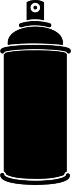 Spray Can Outline Image