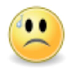 Face with sweatdrop