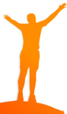 Celebrating man