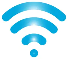 Blue wireless signal