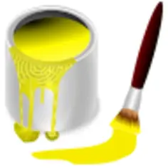 Yellow paint