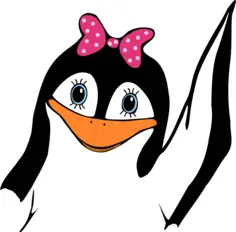 Female penguin