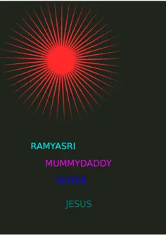 Spiky red star on black background illustration