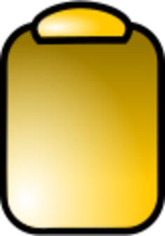 Vector drawing of office clipboard