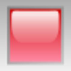 Led square red vector illustration