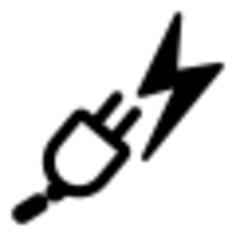 Power manager icon vector drawing