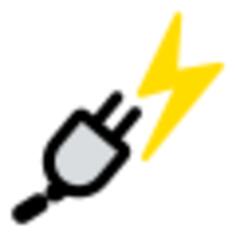 Vector image of power manager icon
