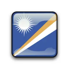 Marshall Islands flag vector