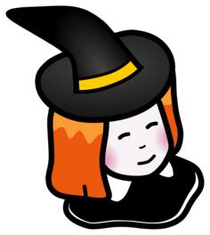 Witch avatar vector illustration