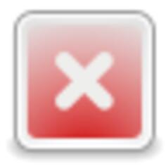 No tick icon vector image