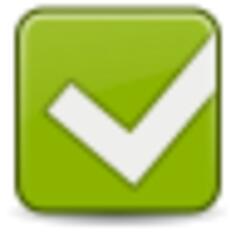 Yes tick icon vector image
