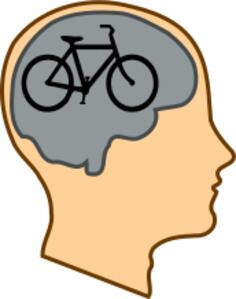 Bicycle for our minds vector illustration