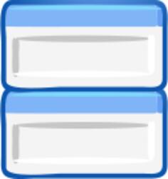 Computer windows tiled icon vector image