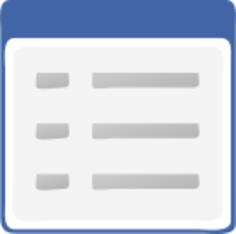 Vector illustration of electronic form