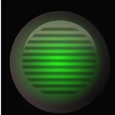 Green button vector graphics